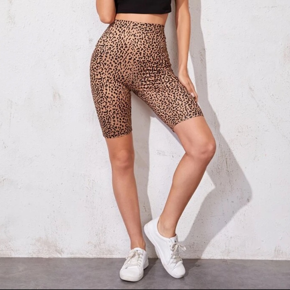 Leopard Print Shorts